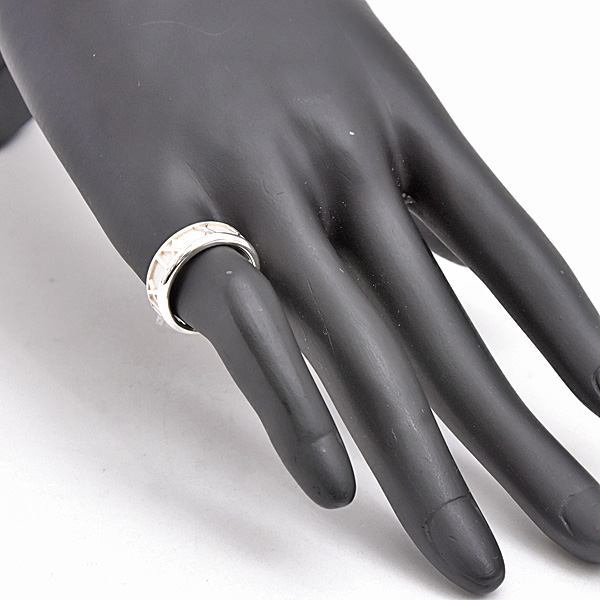 ティファニー 指輪 レディース アトラス リング 実測サイズ9号 スターリングシルバー TIFFANY SV925 Ag925 中古