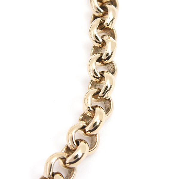 シャネル ネックレス レディース ココマーク ハート ペンダント ロングネックレス B22P GP シャンパンゴールド CHANEL 中古