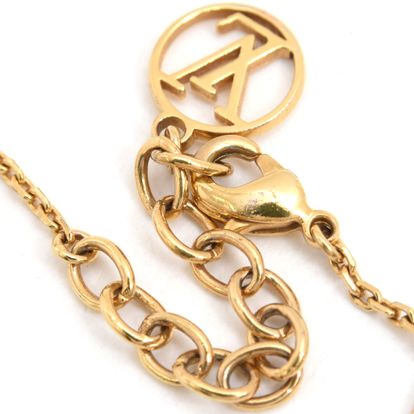 ルイヴィトン ブレス レディース LV インザスカイ ブレス ラインストーン メッキ Louis Vuitton GP M1040A 中古