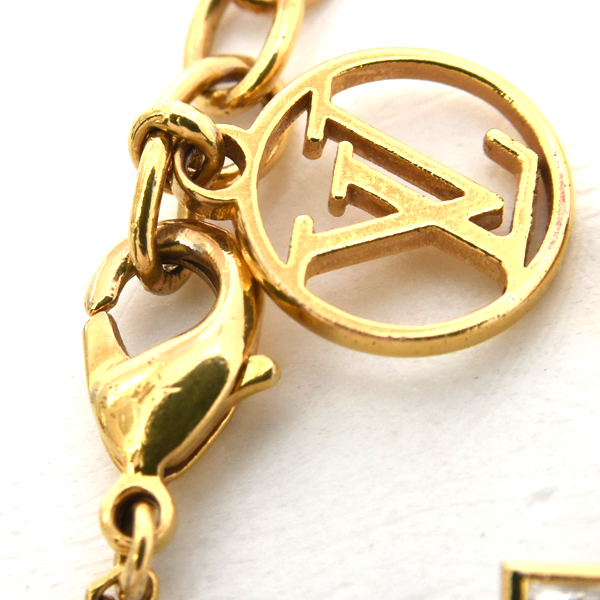 ルイヴィトン ブレス レディース LV インザスカイ ブレス ラインストーン メッキ Louis Vuitton GP M1040A 中古