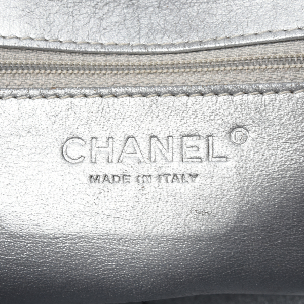 シャネル バッグ チェーントートバッグ ハンドバッグラグジュアリーライン  ココマーク パテントレザー ブラック CHANEL 中