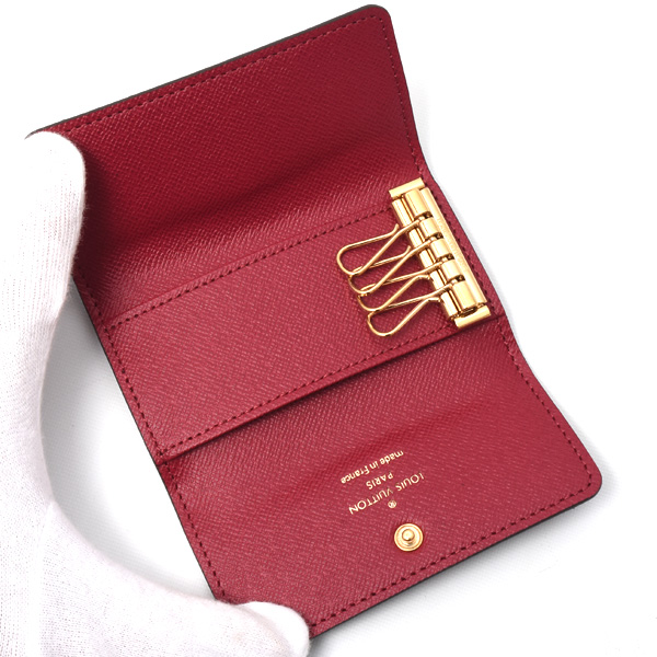 ルイヴィトン キーケース メンズ レディース モノグラム ミュルティクレ4 小物 フューシャ Louis Vuitton M60705 中古