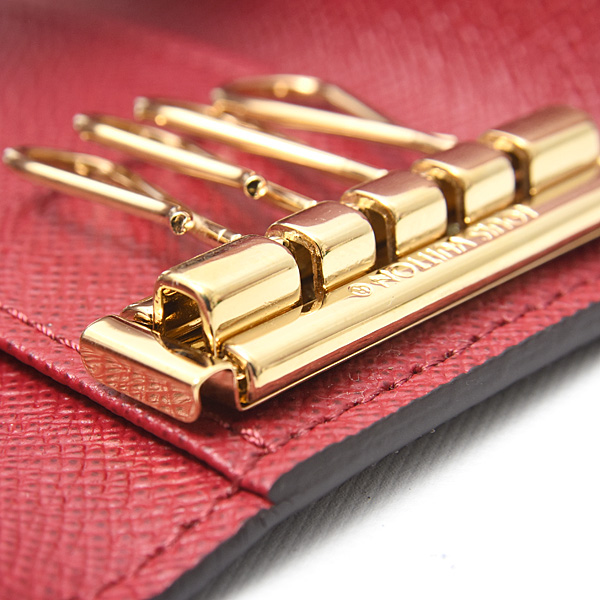 ルイヴィトン キーケース メンズ レディース モノグラム ミュルティクレ4 小物 フューシャ Louis Vuitton M60705 中古