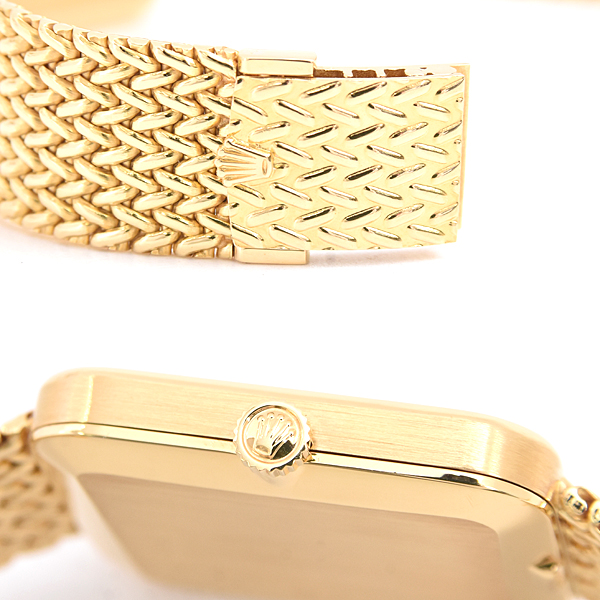 ロレックス 時計 メンズ チェリーニ 金無垢 手巻き イエローゴールド ROLEX 4332 750YG 中古