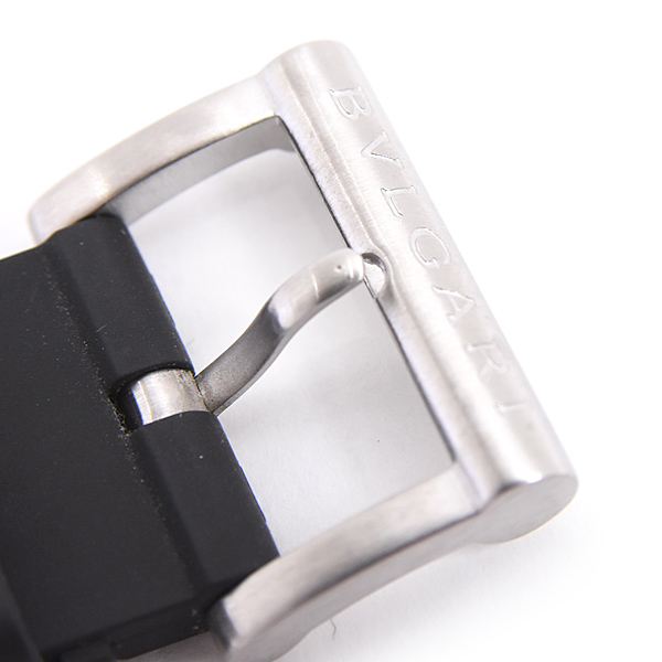 ブルガリ 時計 メンズ ディアゴノ ヴェロチッシモ クロノグラフ 自動巻 裏スケ シルバー文字盤 SS×PG BVLGARI DG41SPGCH 中古