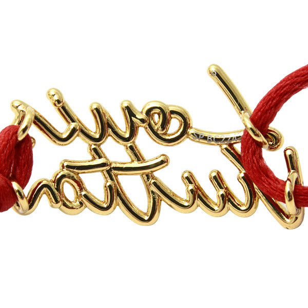 ルイヴィトン ブレス 女性 ブレスレット LV スクリプト ルージュ Louis Vuitton M4479Z 中古