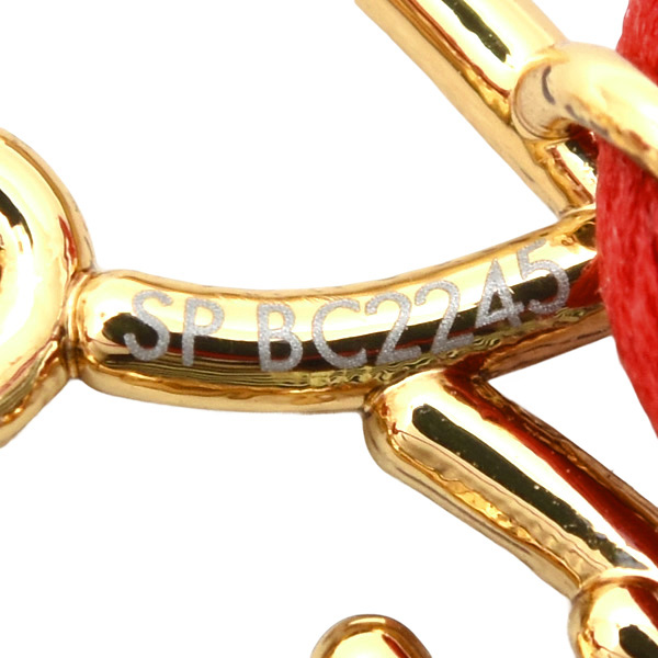 ルイヴィトン ブレス 女性 ブレスレット LV スクリプト ルージュ Louis Vuitton M4479Z 中古