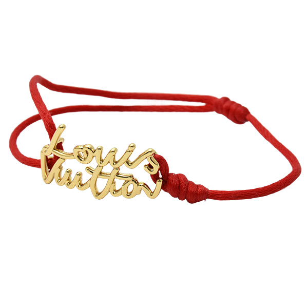 ルイヴィトン ブレス 女性 ブレスレット LV スクリプト ルージュ Louis Vuitton M4479Z 中古