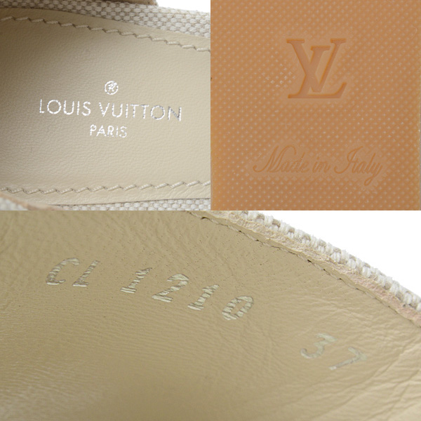 ルイヴィトン 靴 レディース スターボードライン ウエッジ ソール サンダル サイズ37 24cm Louis Vuitton 未使用展示品