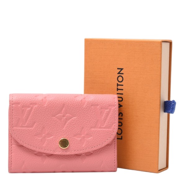 ルイヴィトン 財布 レディース モノグラムアンプラント ポルトフォイユロザリ ローズロリポップ Louis Vuitton M82485 中古