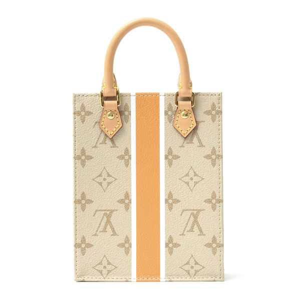 ルイヴィトン バッグ レディース モノグラム プティットサックプラ 2WAYショルダーバッグ ベージュ Louis Vuitton M23615 中古