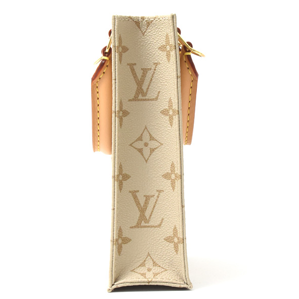 ルイヴィトン バッグ レディース モノグラム プティットサックプラ 2WAYショルダーバッグ ベージュ Louis Vuitton M23615 中古