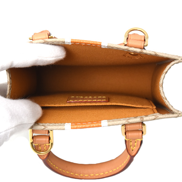 ルイヴィトン バッグ レディース モノグラム プティットサックプラ 2WAYショルダーバッグ ベージュ Louis Vuitton M23615 中古