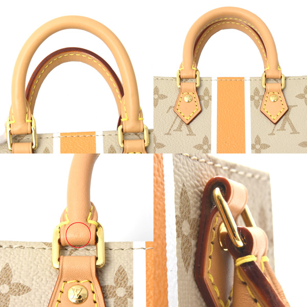 ルイヴィトン バッグ レディース モノグラム プティットサックプラ 2WAYショルダーバッグ ベージュ Louis Vuitton M23615 中古