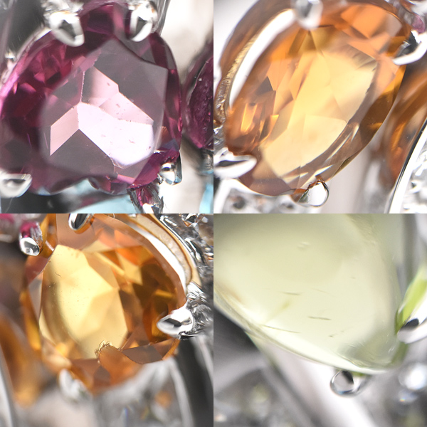 ブルガリ 時計 レディース アストラーレ チェルキ 電池式 ダイヤモンドベゼル マルチストーン ホワイトゴールド 750WG BVLGARI AEW36G 中古