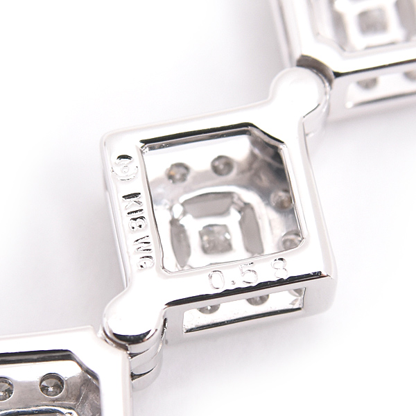 タサキ ネックレス レディース ダイヤ トリロジー 2WAY ペンダント D0.58ct ホワイトゴールド K18WG TASAKI 中古