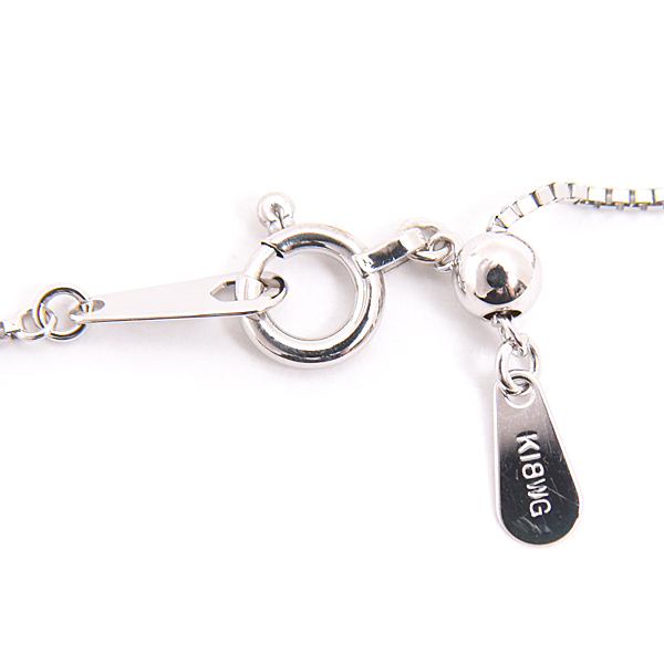 タサキ ネックレス レディース ダイヤ トリロジー 2WAY ペンダント D0.58ct ホワイトゴールド K18WG TASAKI 中古