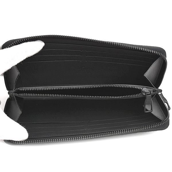 ルイヴィトン 財布 メンズ ジッピーウォレット ホリゾンタル 長財布 ノワール トリヨンレザー M11721 Louis Vuitton 中古