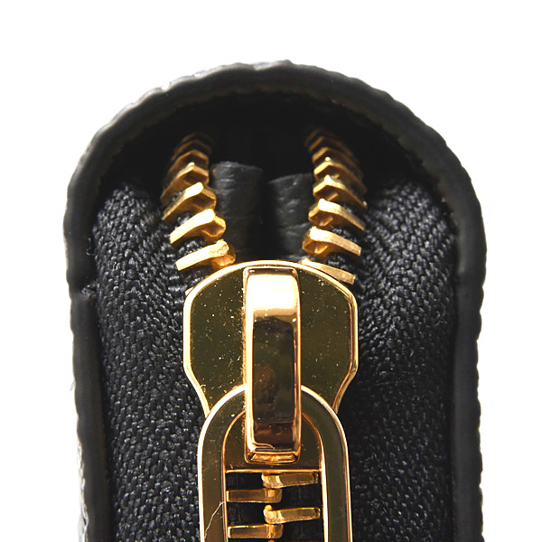 ルイヴィトン 財布 レディース メンズ モノグラムアンプラント ジッピーウォレット レザー ブラックベージュ Louis Vuitton M80481 未使用展示品