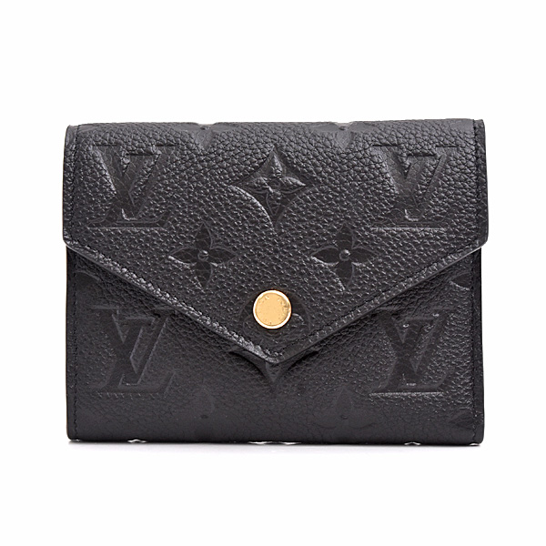 ルイヴィトン 財布 レディース モノグラム アンプラント ポルトフォイユ ヴィクトリーヌ ノワール 黒 Louis Vuitton M64060 未使用展示品