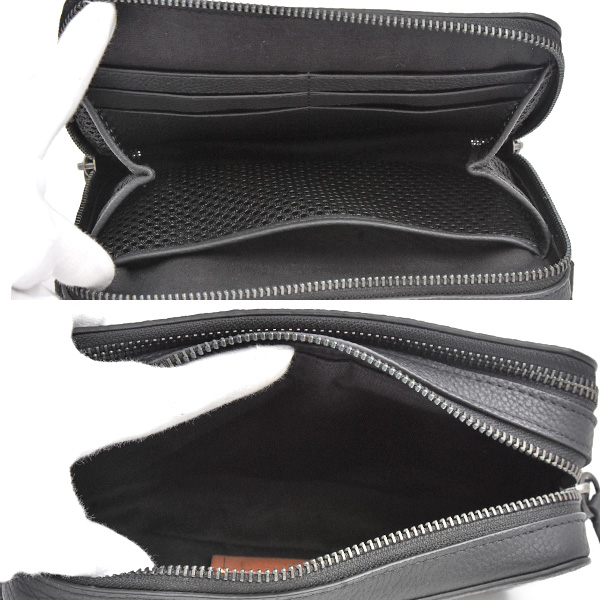 コーチ バッグ レディース メンズ チャーター クロスボディ シグネチャー レザー ブラック ショルダー クラッチ 2WAY COACH C2609 BLK 中古