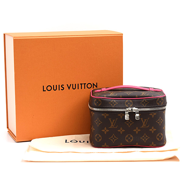 ルイヴィトン バッグ レディース モノグラム ニースミニ バニティバッグ ハンドバッグ ピンク Louis Vuitton M12650 未使用展示品