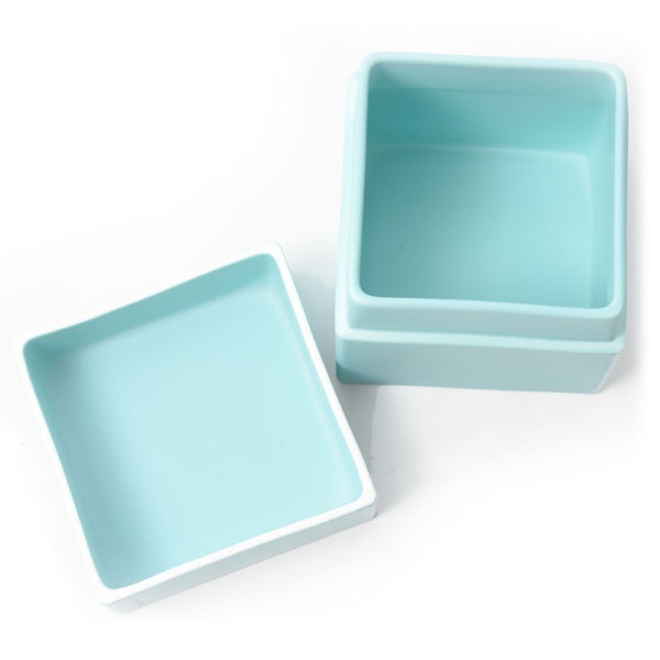 ティファニー ブランド小物 レディース 小物入れ BOX 陶器 ブルー TIFFANY 未使用展示品