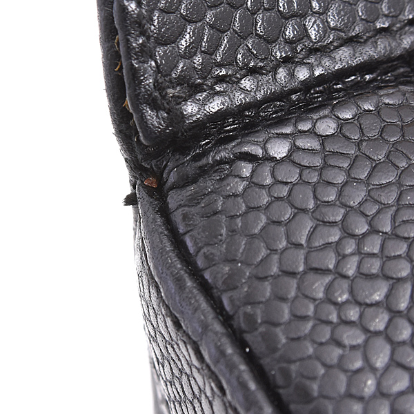 シャネル バッグ レディース マトラッセ ワンショルダー チェーンショルダー ブラック キャビアスキン CHANEL A20993 中古