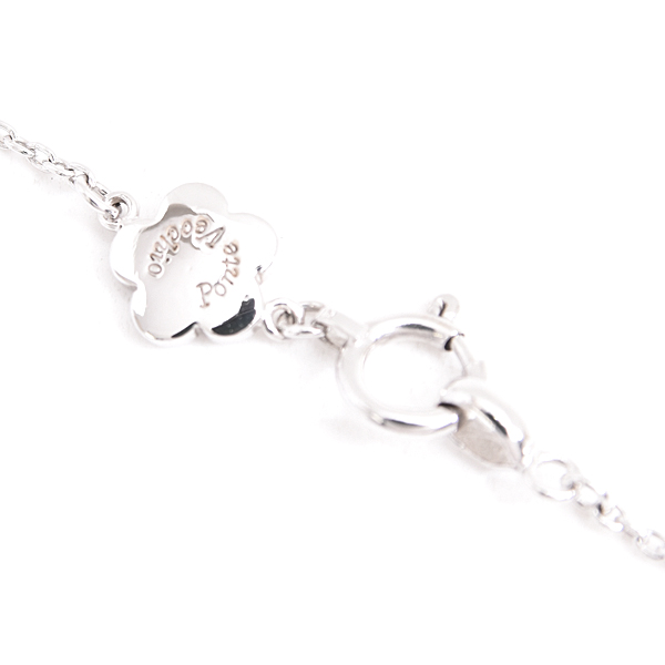 ポンテヴェキオ ネックレス レディース イニシャル M ダイヤモンド ネックレス D0.23ct ホワイトゴールド PONTE VECCHIO K18WG 中古