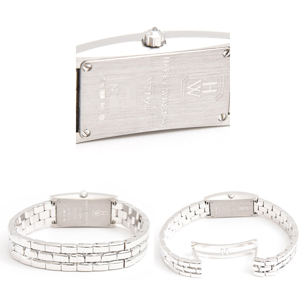 ハリーウィンストン 時計 レディース アヴェニューC ミニ 電池式 ダイヤモンド文字盤 ホワイトゴールド  HARRY WINSTON 750WG 332LQW AVCQHM16WW021 中古