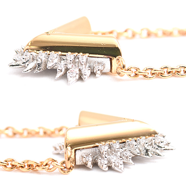 ルイヴィトン ブレスレット レディース ブラスレ コリエ グローリー V ゴールドカラー シルバーカラー Louis Vuitton M00373 GP 中古