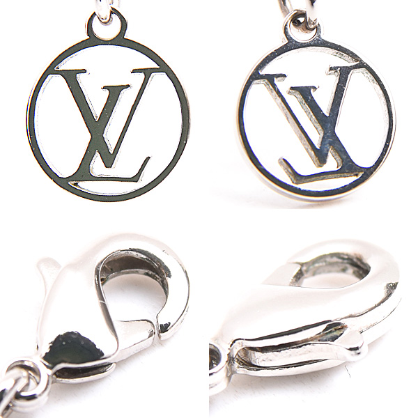 ルイヴィトン ペンダント レディース ネックレス エセンシャル V シルバーカラー Louis Vuitton M63197 GP 中古