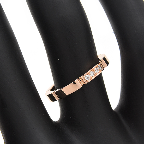 カルティエ 指輪　レディース マイヨンパンテール 4Pダイヤ リング 51号 実寸11号 ピンクゴールド 750PG Cartier 中古