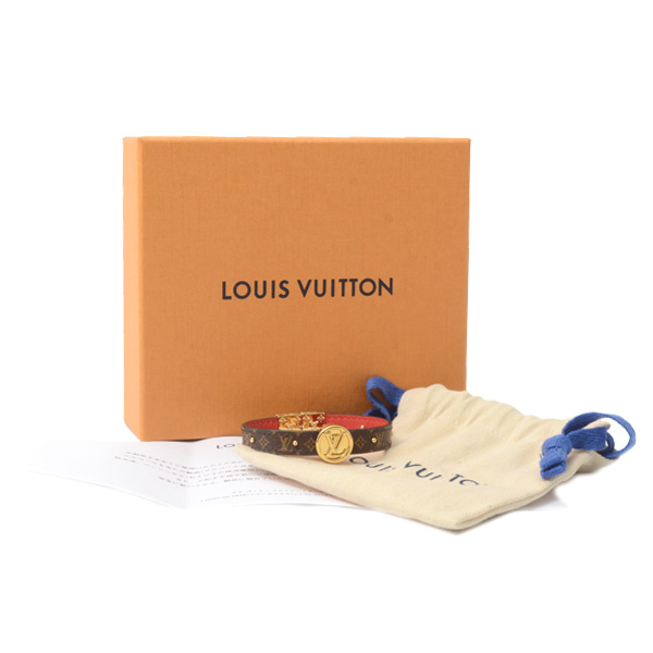ルイヴィトン ブレスレット レディース モノグラム LVサークル リバーシブルブレスレット M6173 Louis Vuitton 中古
