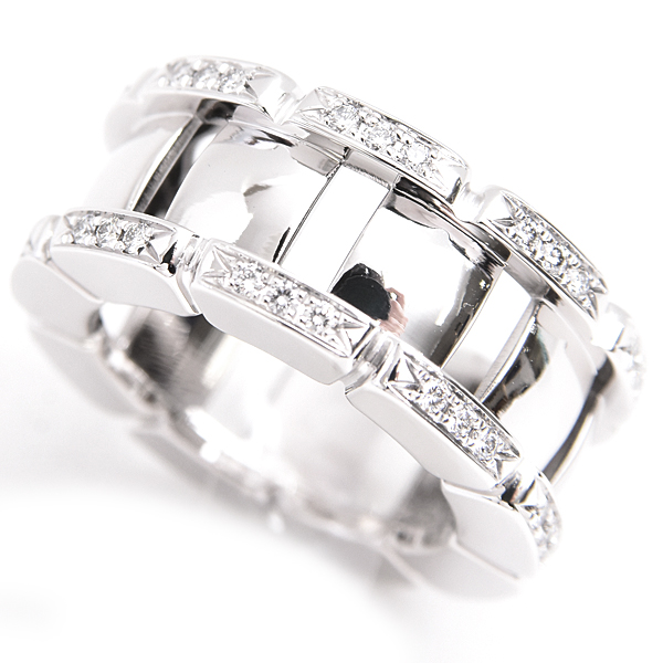 パテックフィリップ 指輪 メンズ Twenty-4 ダイヤモンド リング 52号 ホワイトゴールド PATEK PHILIPPE 750WG 中古