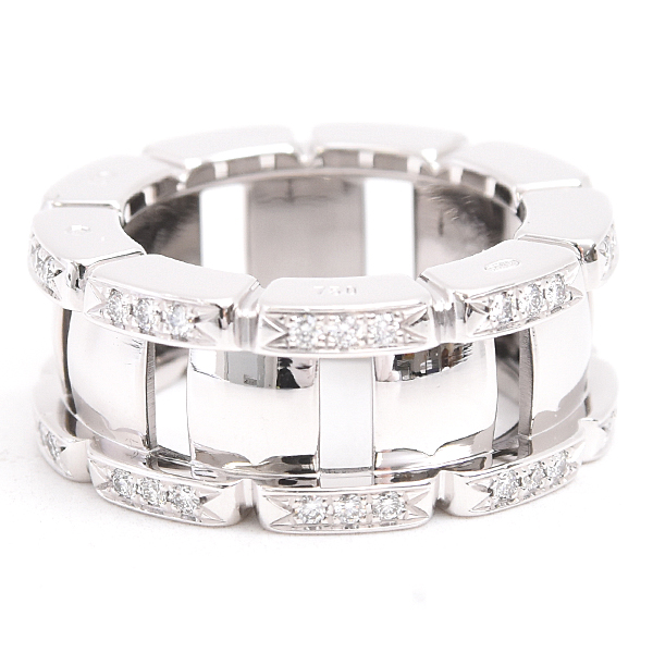 パテックフィリップ 指輪 メンズ Twenty-4 ダイヤモンド リング 52号 ホワイトゴールド PATEK PHILIPPE 750WG 中古