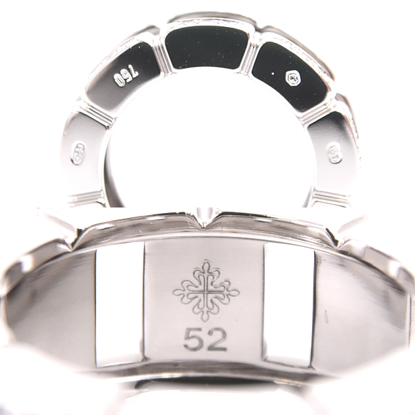 パテックフィリップ 指輪 メンズ Twenty-4 ダイヤモンド リング 52号 ホワイトゴールド PATEK PHILIPPE 750WG 中古