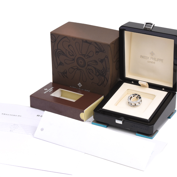 パテックフィリップ 指輪 メンズ Twenty-4 ダイヤモンド リング 52号 ホワイトゴールド PATEK PHILIPPE 750WG 中古
