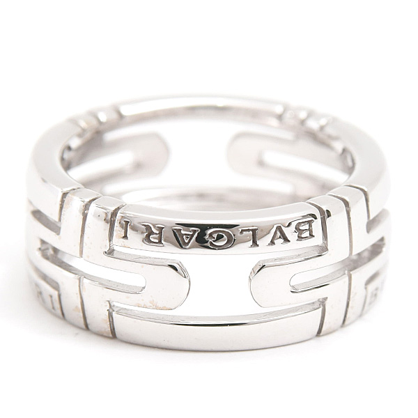 ブルガリ 指輪 レディース パレンテシ リング 51号 実寸10.5号 ホワイトゴールド 750WG BVLGARI 中古