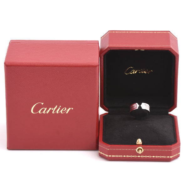 カルティエ 指輪 レディース C2 リング 49号 ホワイトゴールド Cartier 750WG 中古