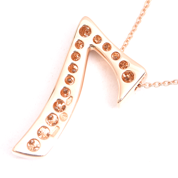 フランクミュラー ネックレス メンズ タリスマン No.7 ダイヤモンドネックレス 保証書付 ピンクゴールド FRANCK MULLER 750PG 中古