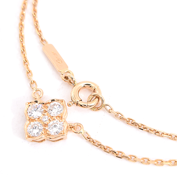 カルティエ ネックレス レディース ヒンドゥ 5Pダイヤモンド ネックレス LM イエローゴールド Cartier 750YG 中古