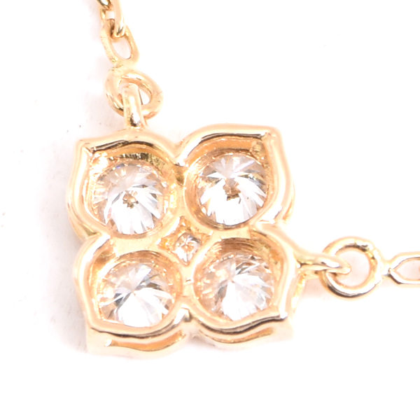 カルティエ ネックレス レディース ヒンドゥ 5Pダイヤモンド ネックレス LM イエローゴールド Cartier 750YG 中古