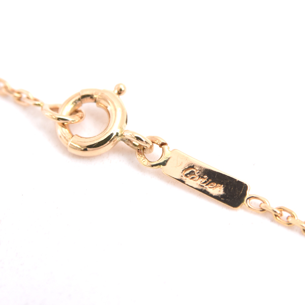 カルティエ ネックレス レディース ヒンドゥ 5Pダイヤモンド ネックレス LM イエローゴールド Cartier 750YG 中古