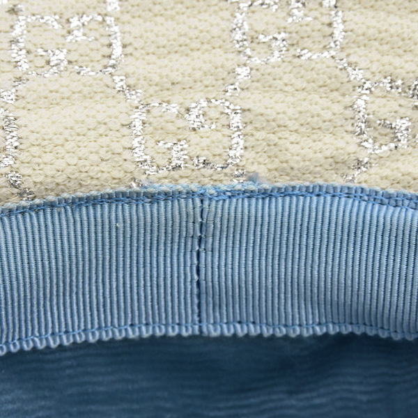 グッチ 服飾小物 レディース GG バケットハット ラメ ウール アイボリー GUCCI 631951 中古