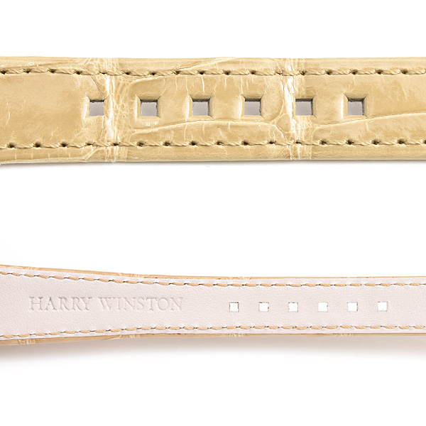 ハリーウィンストン 時計 レディース ミッドナイト ダイヤベゼル 電池式 シャンパンピンク ピンクゴールド 750PG HARRY WINSTON MIDQHM32RR002 450/LQ32R 中古