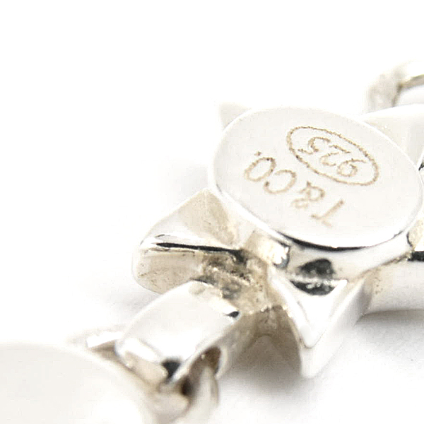 ティファニー ブレスレット レディース メンズ パフスター スターリングシルバー 星 15個 TIFFANY SV925 Ag925 中古