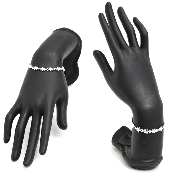 ティファニー ブレスレット レディース メンズ パフスター スターリングシルバー 星 15個 TIFFANY SV925 Ag925 中古