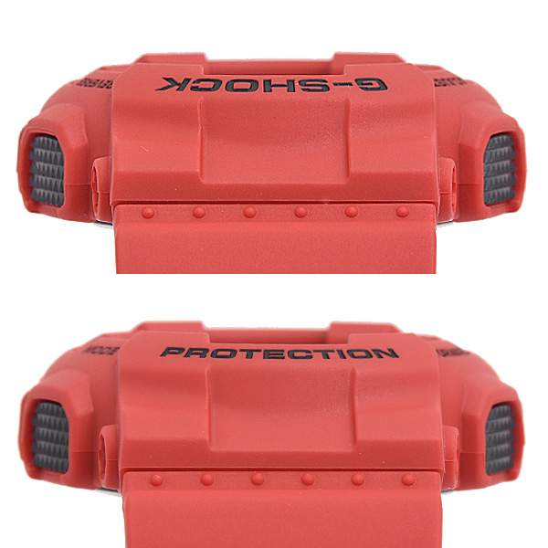 カシオ 時計 メンズ G-SHOCK 電池式 デジアナ文字盤 レッド SS ラバー カーボン 樹脂 Gショック 腕時計 CASIO GA-100B-4AER 中古