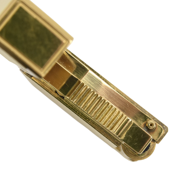 エステーデュポン ローラガスライター ライン2 ダイヤモンドヘッド メンテナンス済み ゴールド S.T.Dupont 中古